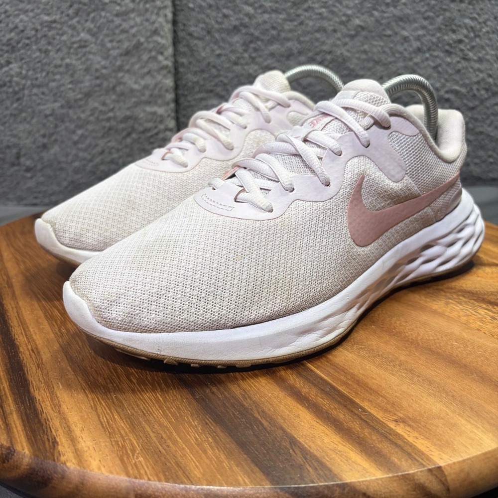 Nike Revolution 6 Next Nature Womens 10 Pink White Running Shoes DC3729-500 - Picture 5 of 12